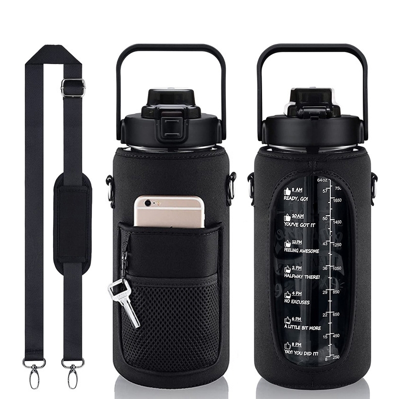 กระเป๋าใส่ขวด ถุงใส่ขวด ขนาด 1ลิตร 1.3ลิตร และ 1.7ลิตร พร้อมสายสะพาย ปรับระดับได้