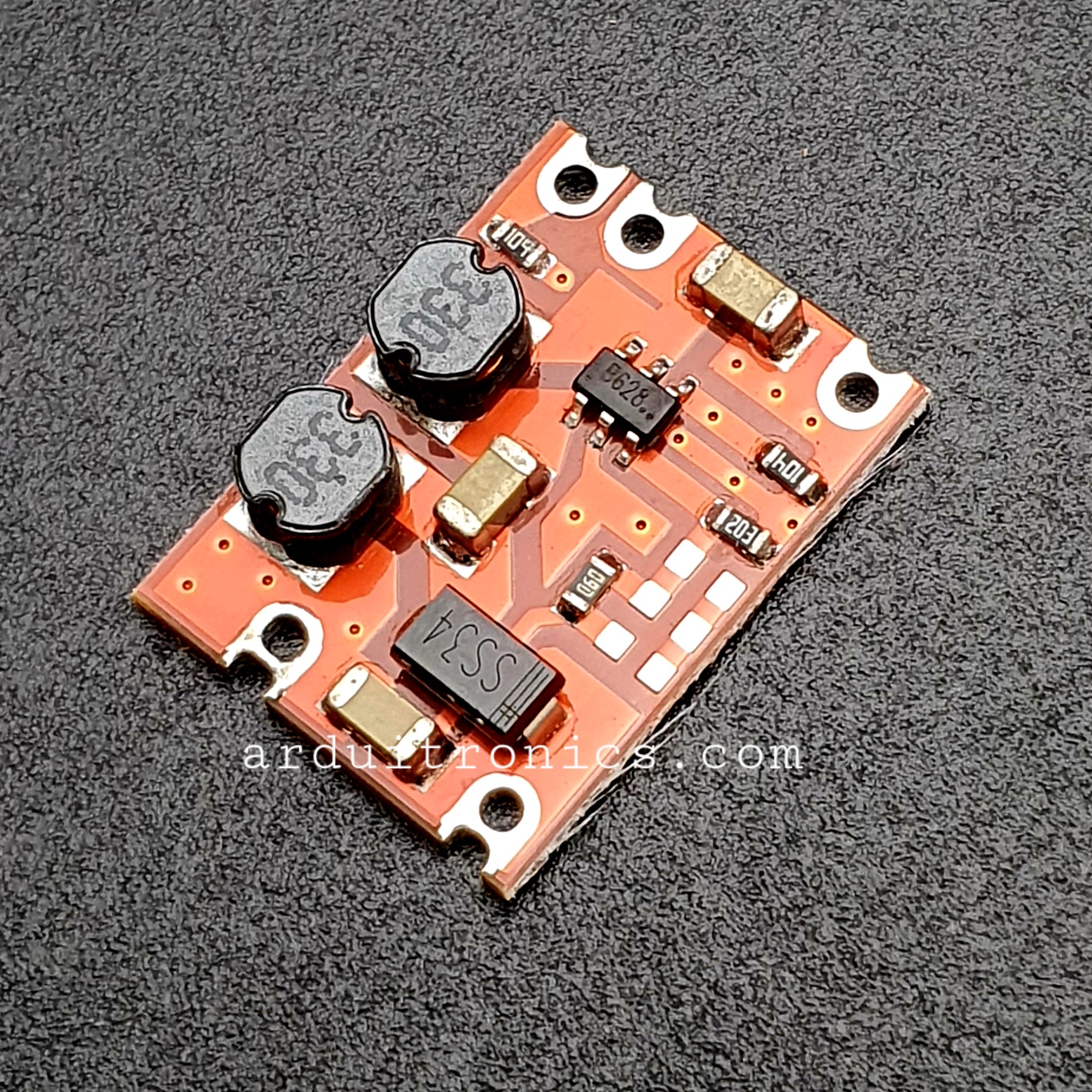 DC Automatic Step-Up and Step-Down Power Supply Module 3-15V to 4.2V 600mA โมดูลแปลงไฟ 3-15V เป็น 4.2V 600mA