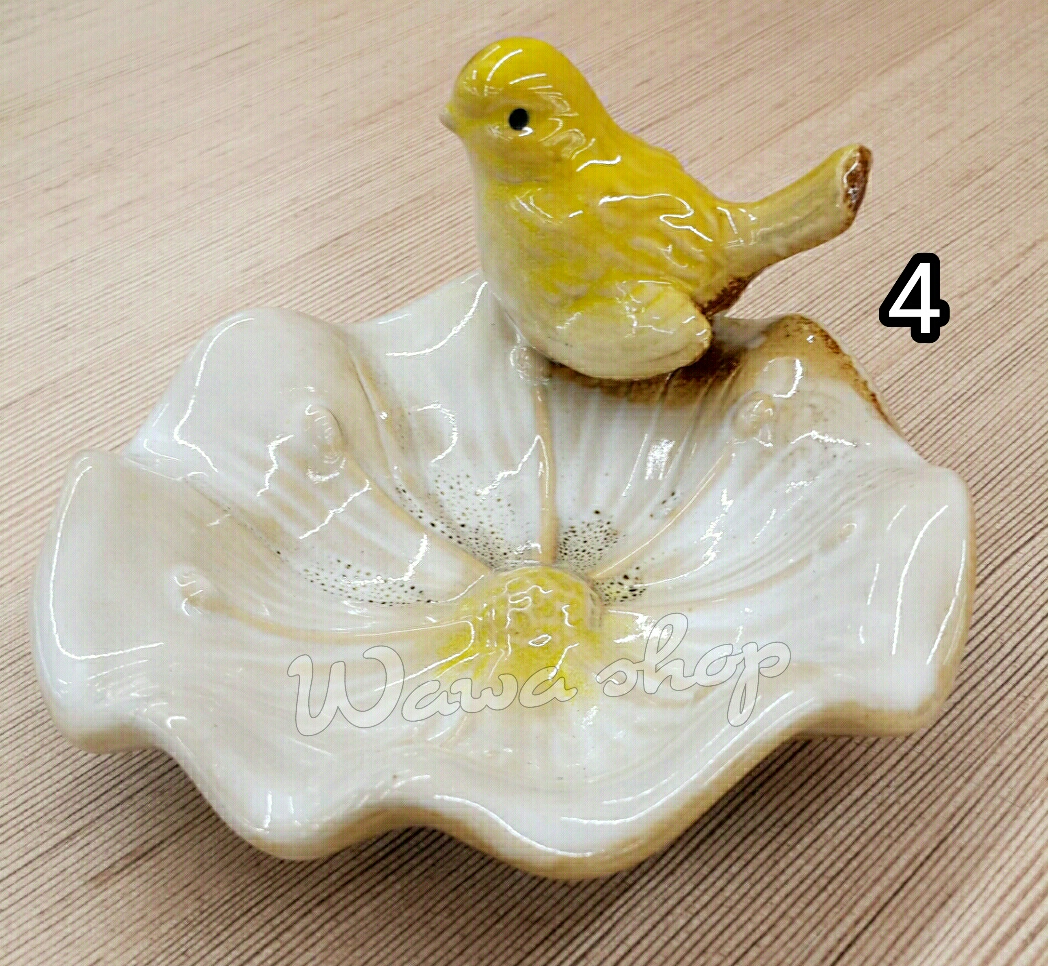 จานเซรามิค ทรงดอกไม้🌻