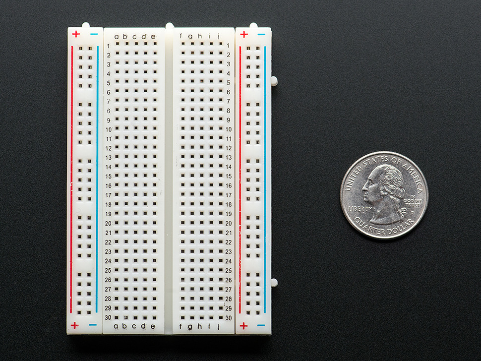 Breadboard 400 holes (สีขาว)