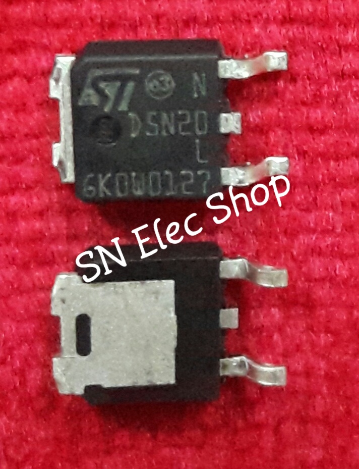 MOSFET: D5N20 N-CHANNEL 200V - 0.65Ω - 5A DPAK