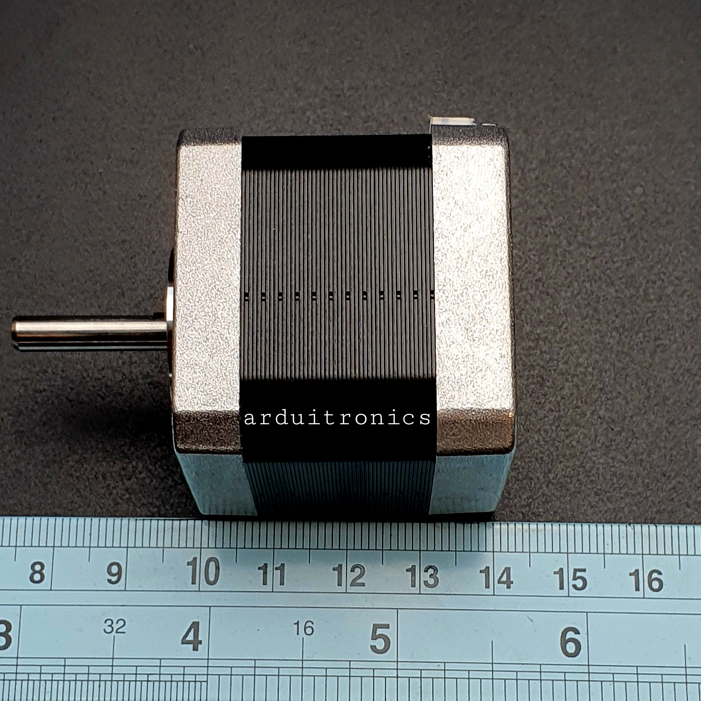 Stepping Motor แรงบิด 0.28 N.m - 0.84A (42HB34F08AB) Size 42 x 42 x 40 mm