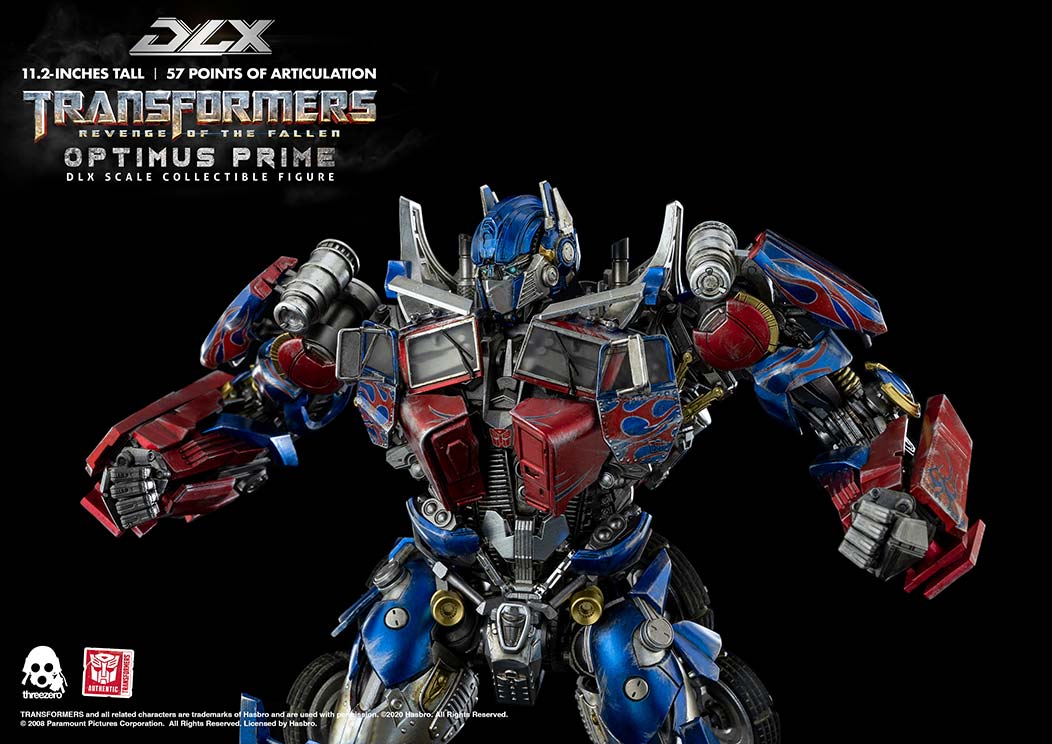 Three Zero Transformers: Revenge of the Fallen DLX Optimus Prime