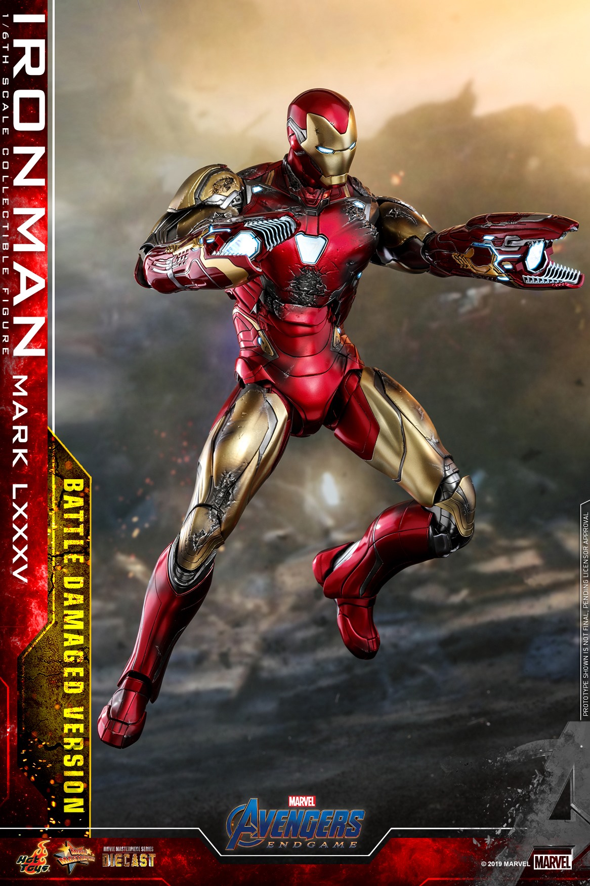 "Pre-Order" Hot Toys Avengers: Endgame - 1/6th scale Iron Man Mark LXXXV (Battle Damaged Version)
