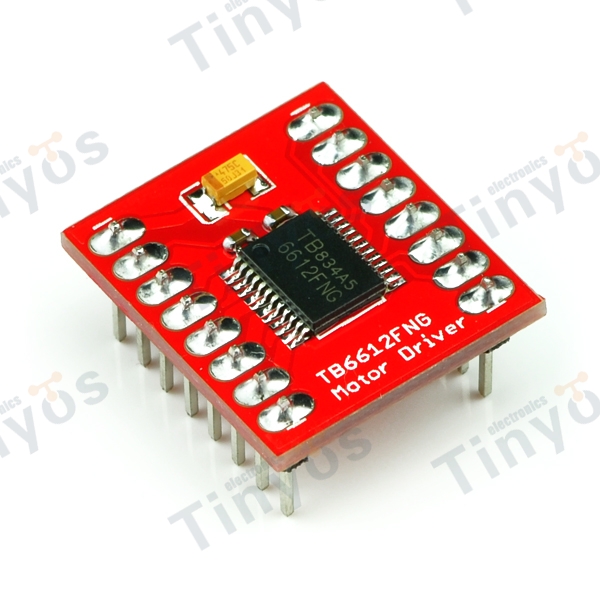 DRV8833 DC Motor Driver Module Motor Drive High Performance Module (TB6612FNG) + Free Pin Header