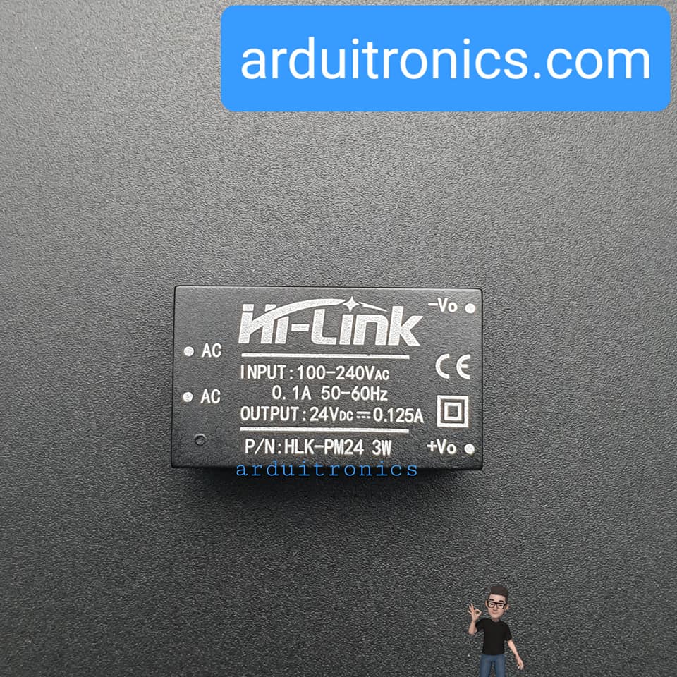 Switching Power Supply 220V to 24V 3W (Hi-Link HLK-PM24 Module)