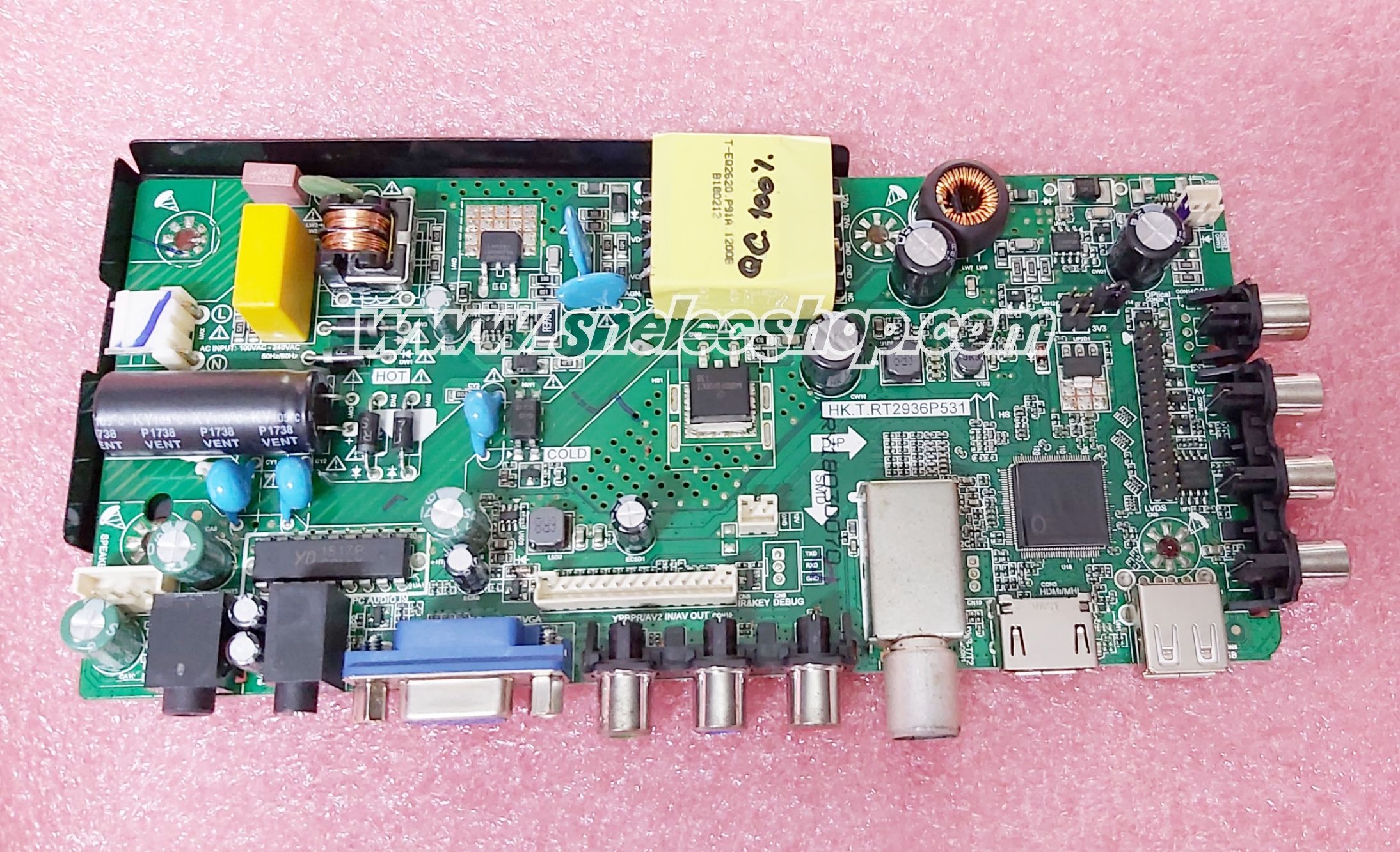 D12 เมนบอร์ด Altron รุ่น LTV-2405 พาร์ทบอร์ด HK.T.RT2936P531 จอ HV236WHB-N00