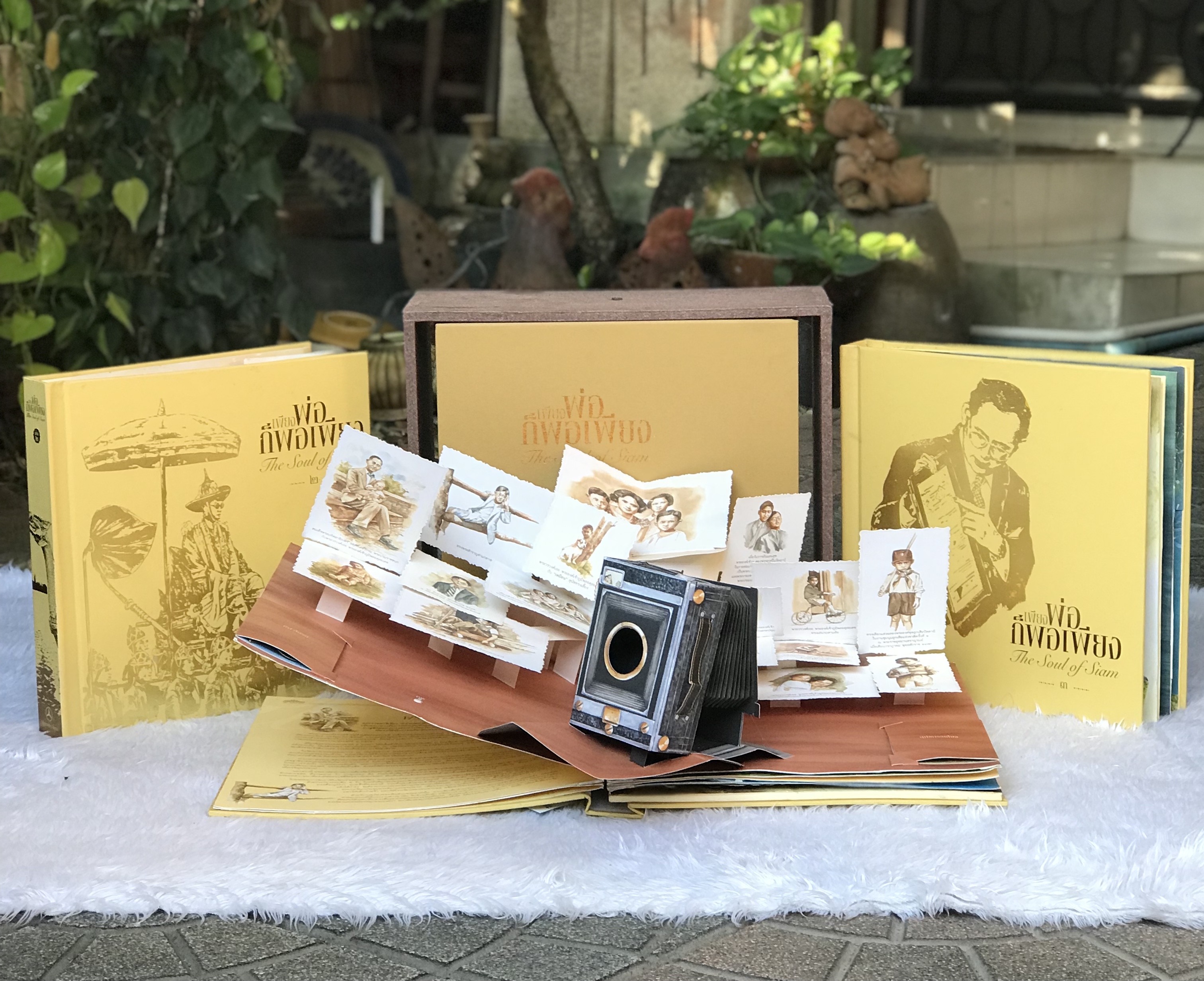 Box Set หนังสือ 3 มิติ Popup ชุด "เพียงพ่อ ก็พอเพียง" The Soul of Siam นำเสนอพระราชประวัติและพระราชกรณียกิจ รัชกาลที่ 9