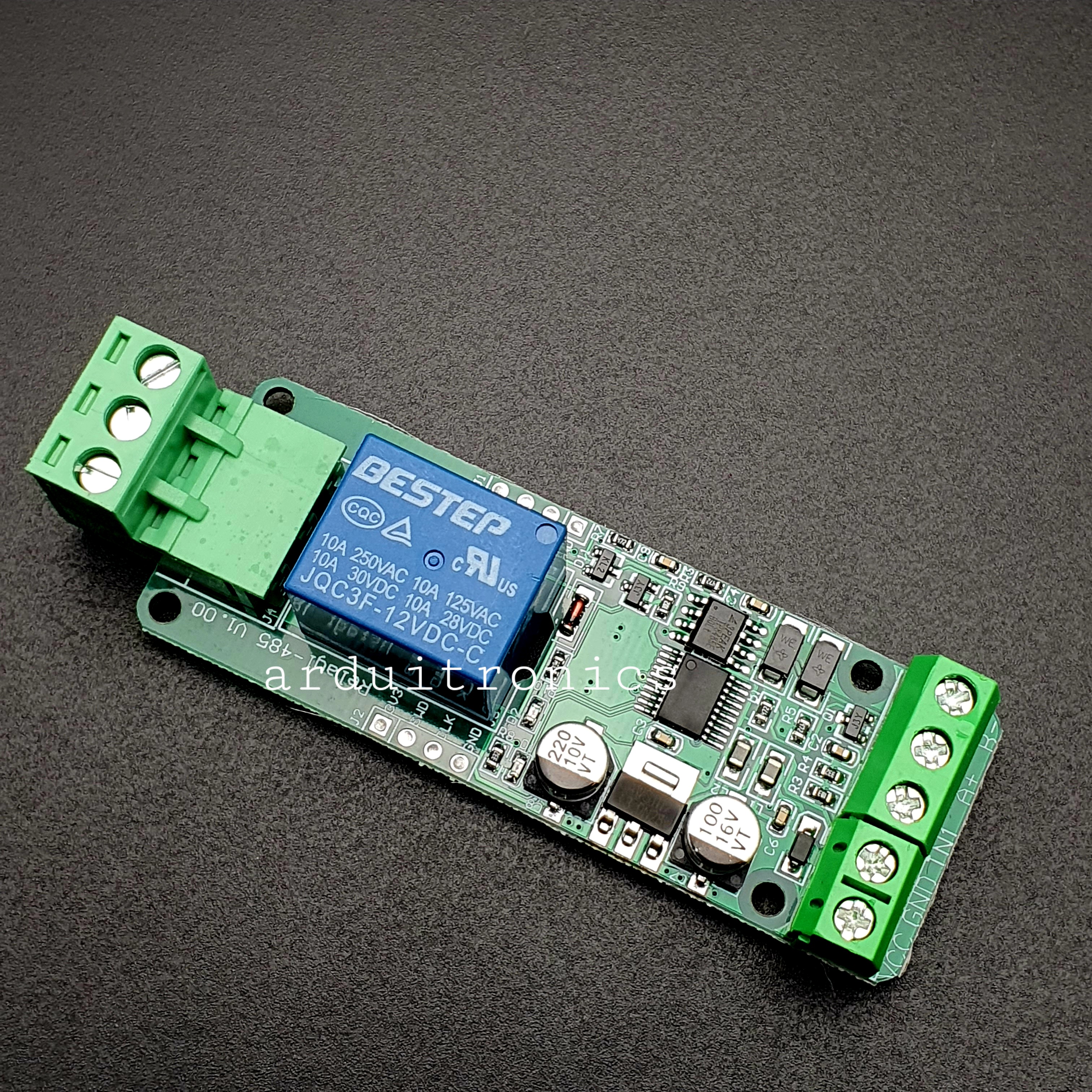 Modbus - RTU 1 Channel Relay Module RS485/TTL (12V)
