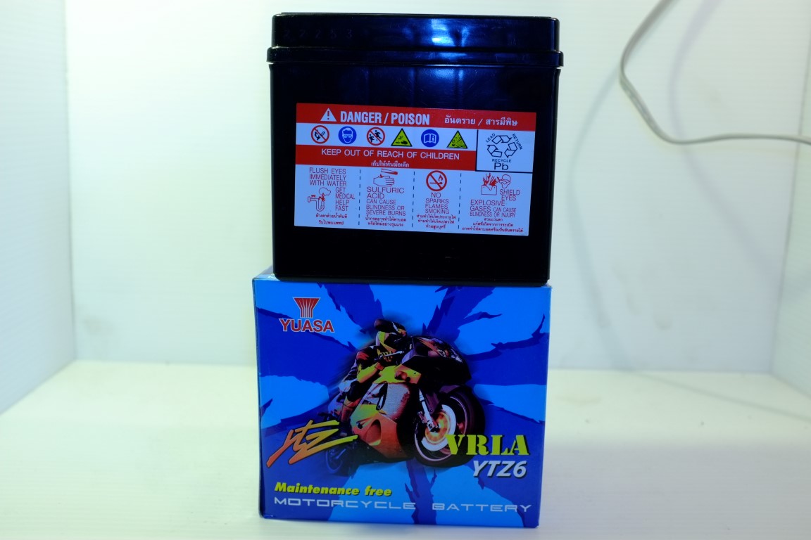 แบตเตอรี Yuasa 6 แอมป์