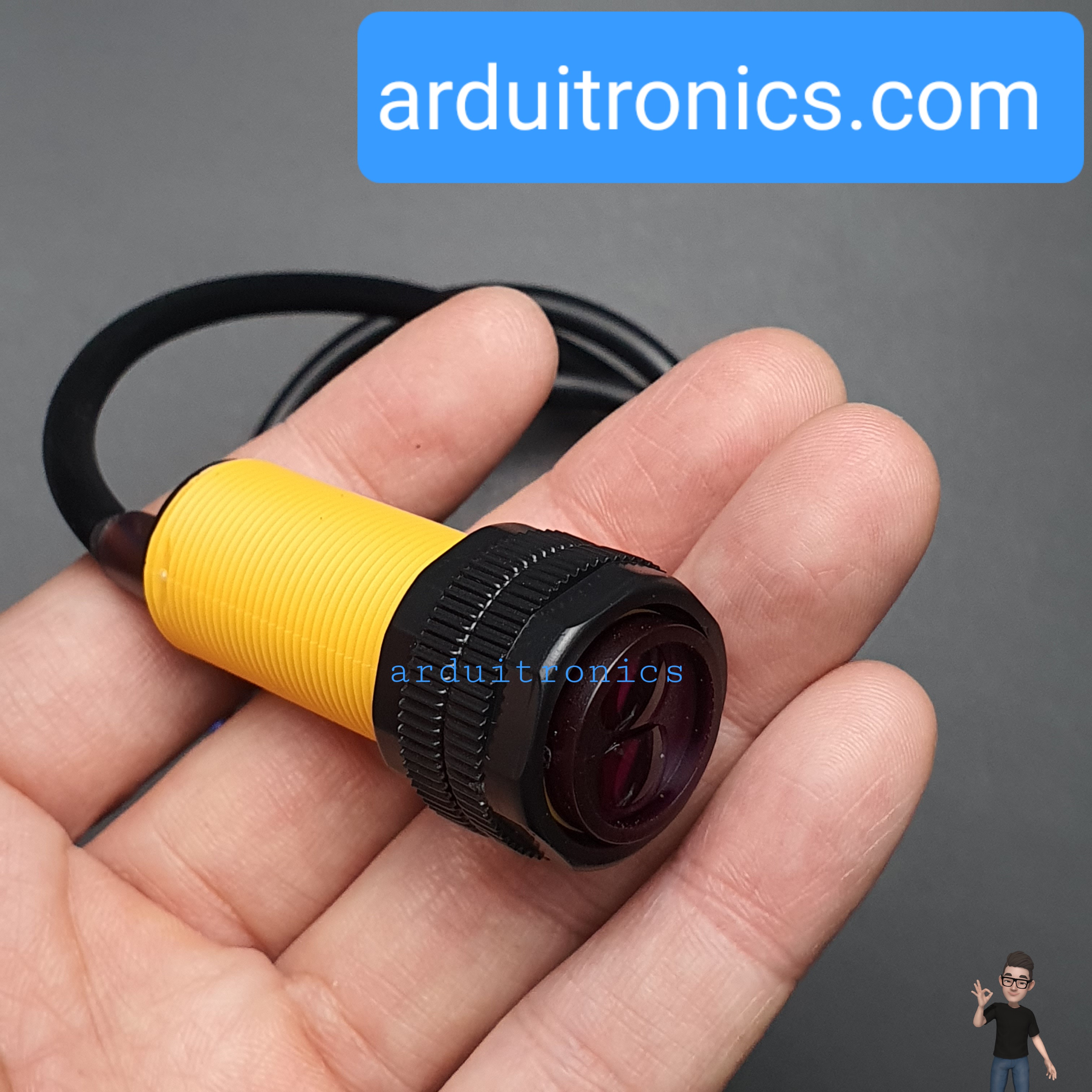 Infrared Distance Sensor (E18-D80NK) ปลายสาย Jumper Arduino