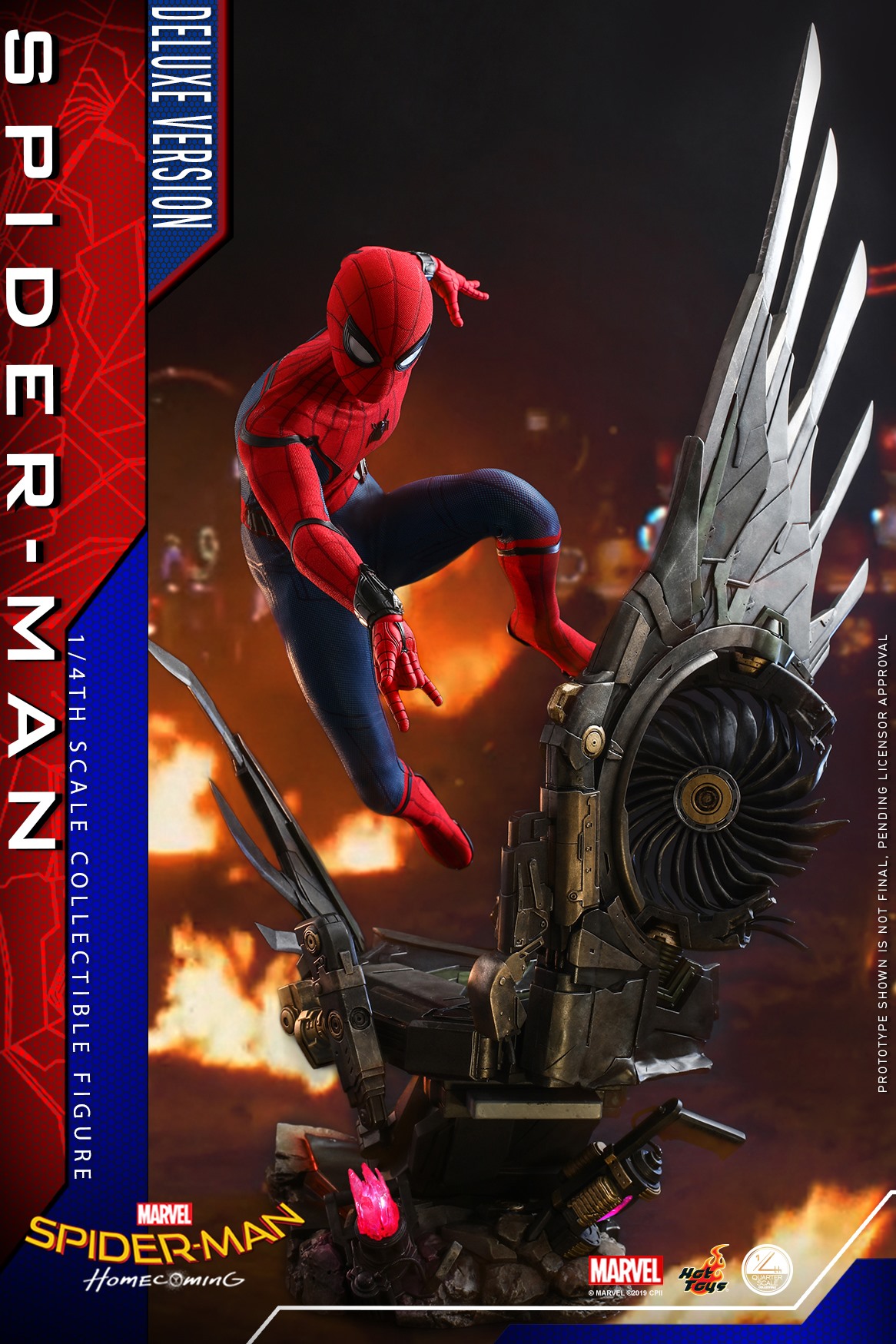 "Pre-Order" Hot Toys Spider-Man: Homecoming - 1/4th scale Spider-Man Collectible Figure (Deluxe Version)