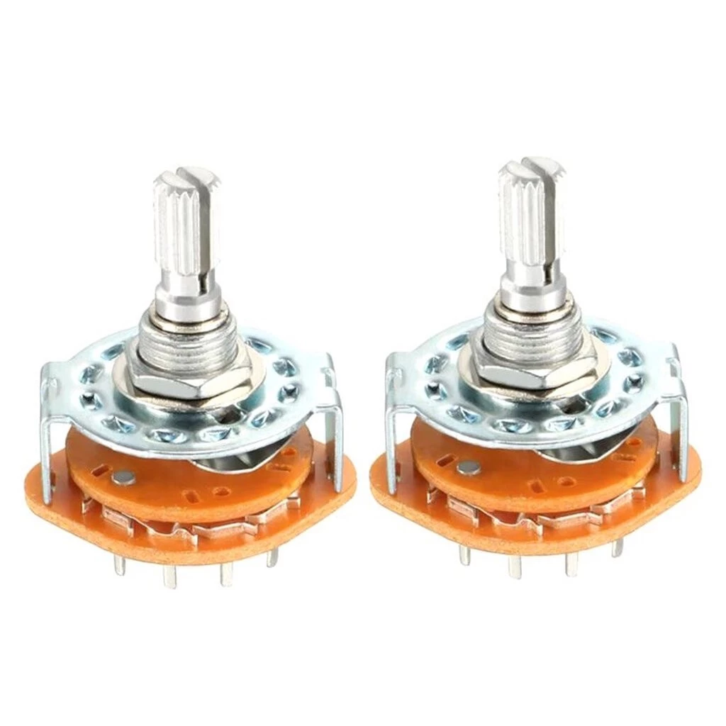 ซีเลคเตอร์สวิทช์ RS25 สวิตซ์หมุน (2P4T) - RS25 Switch Selector