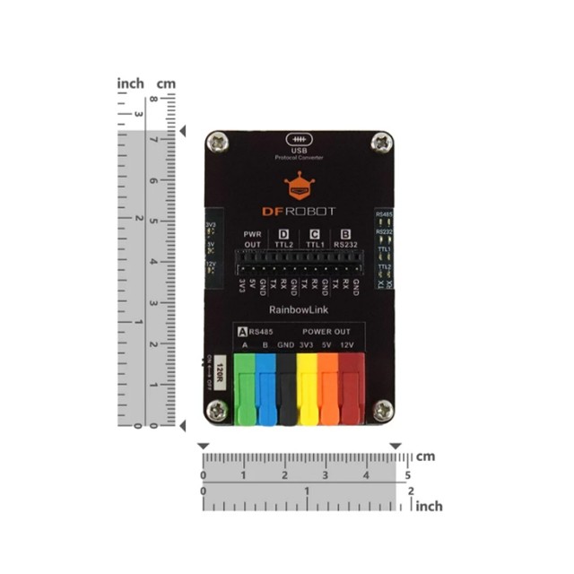 RainbowLink 4 Channel USB to Serial Converter (RS485 / RS232 / TTL) - แท้ DFRobot