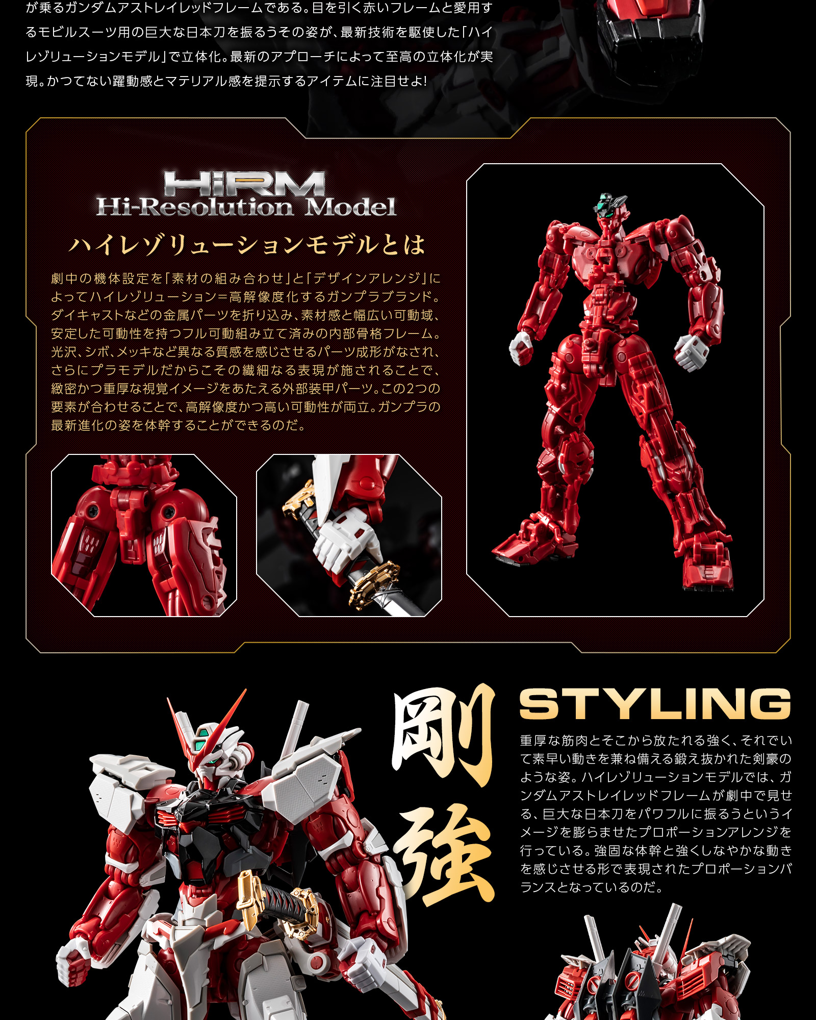 Hi-Resolution Model : 1/100 Gundam Astray Red Frame