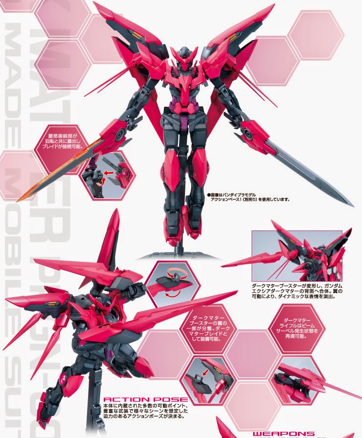 MG 1/100 PPGN-001 Gundam Exia Dark Matter