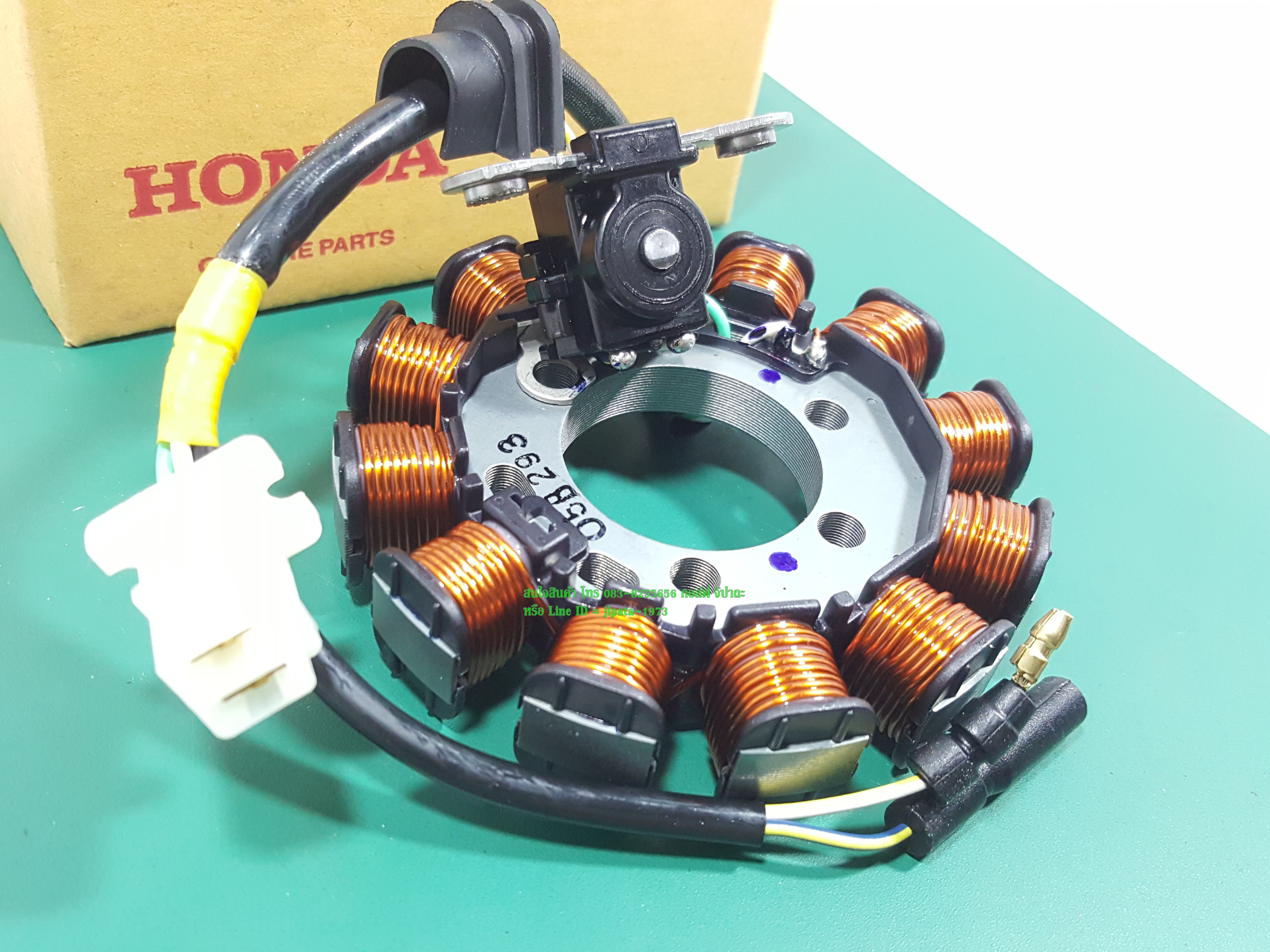 (Wave 110 i New ปี 2017) ชุดฟินคอล์ย Honda Wave 110 i New ปี 2017 (รุ่นสตาร์ทเท้า Denso) แท้