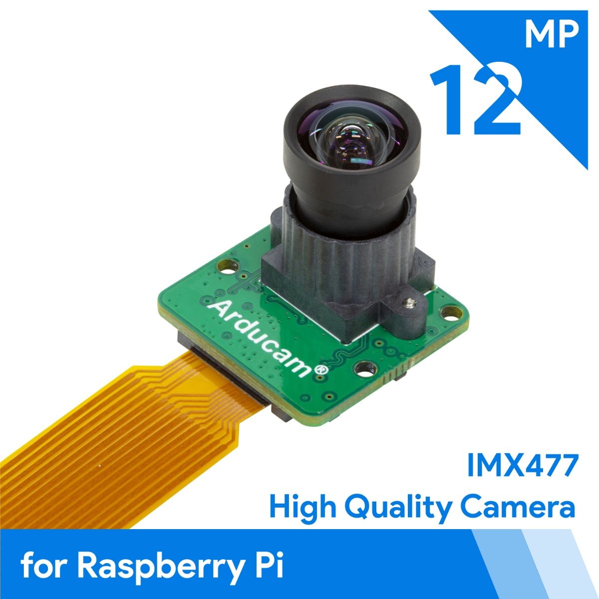 Arducam 12MP IMX477 Mini High Quality Camera Module for Raspberry Pi