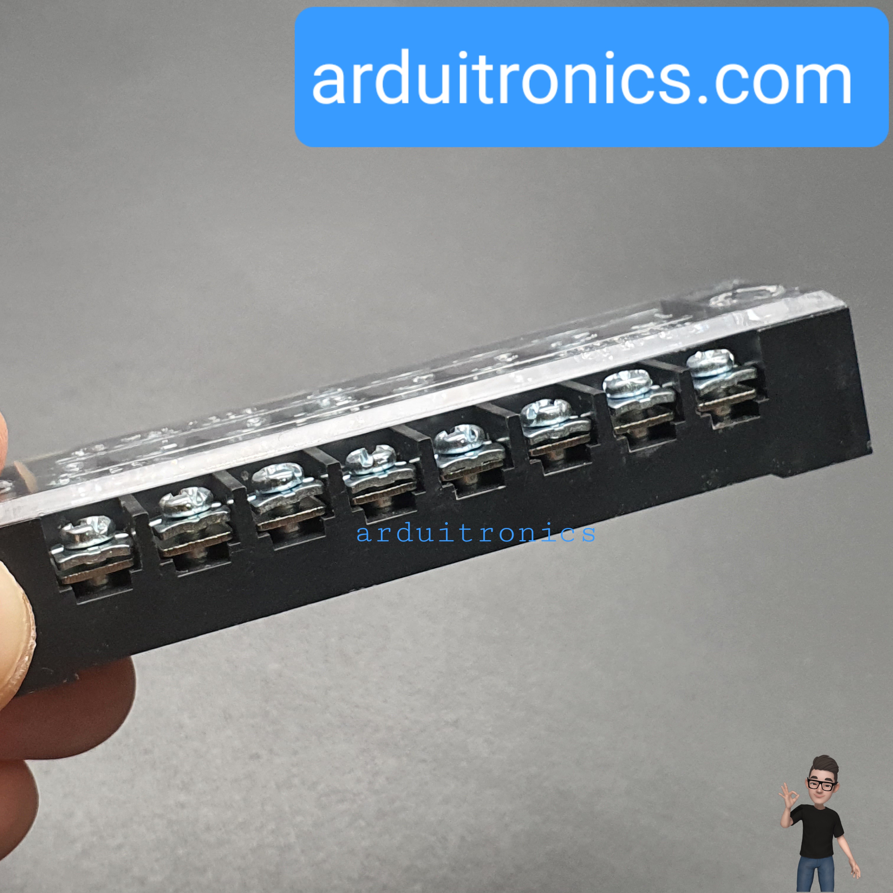 ขั้วต่อ Terminal Block TB-1508 (15A) แบบ 8 ช่อง