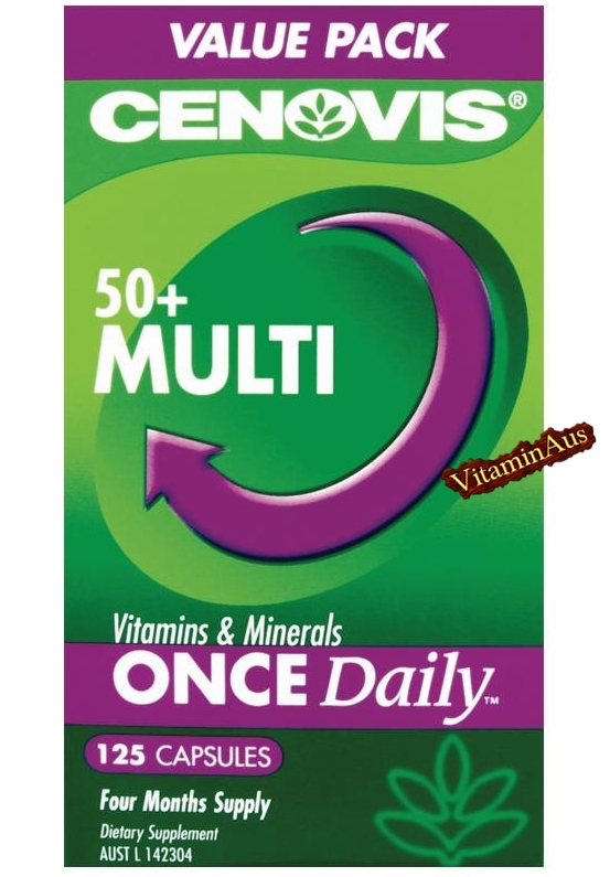 Once Daily Multivitamin 50+ 125 Capsules
