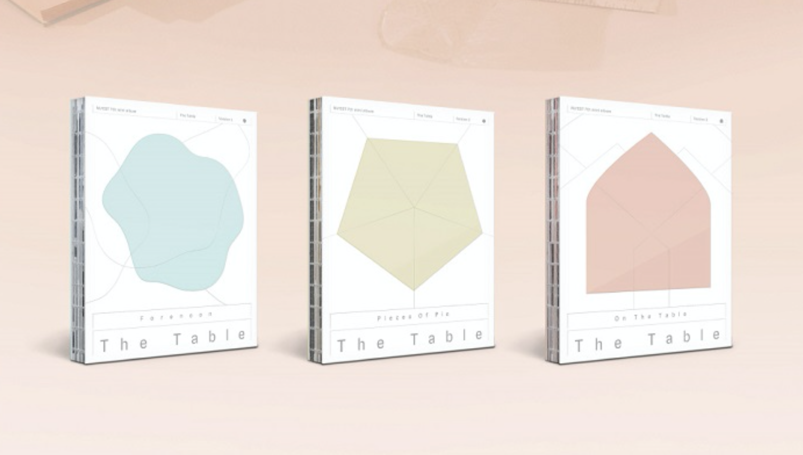 NU'EST - Mini Album Vol.7 [The Table] แบบ set 3 ปก ver 1 + 2 + 3