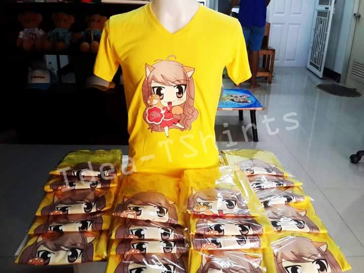 เสื้อกลุ่ม เสื้อทีม ออกแบบฟรี ไม่จำกัดสี