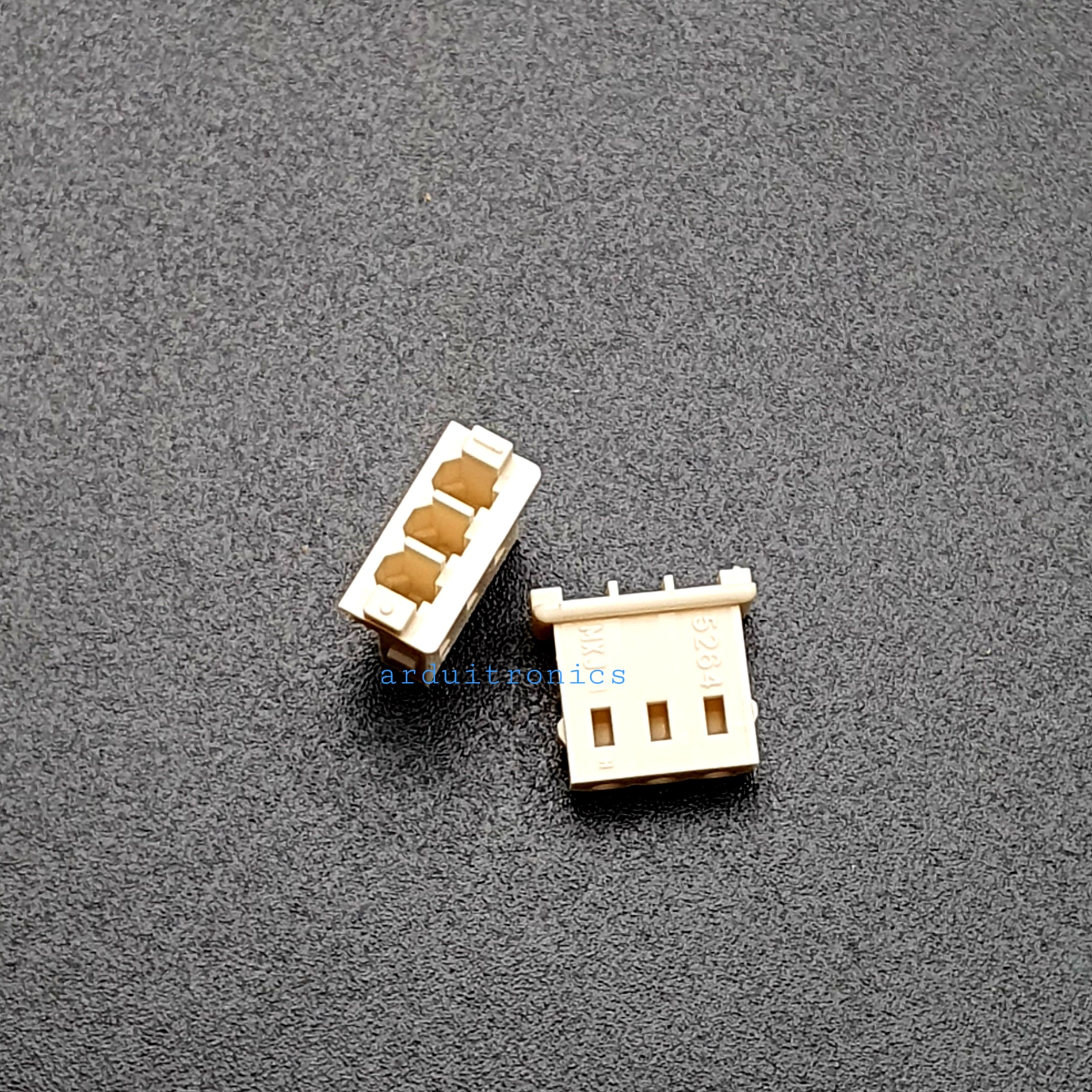 Connector Housing, Friction Lock, Mini-SPOX 5264, Receptacle, 3 Ways, 2.5 mm, 5263 Crimp Terminal