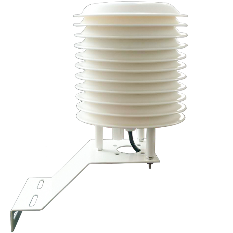 Weather Station Shutter with Temperature and Humidity Sensor (โครงแบบเกร็ดระบายลม 7 แผ่น)