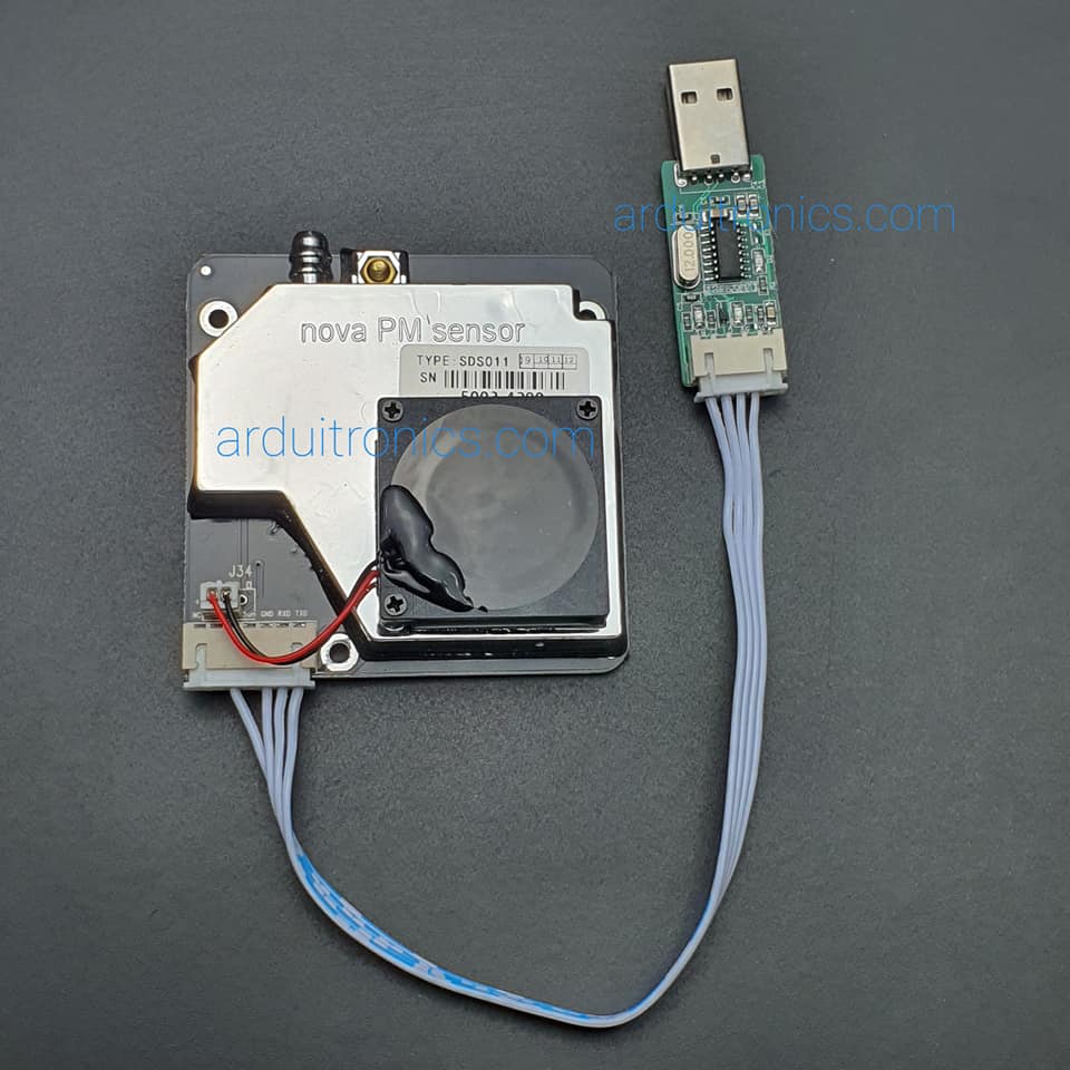 PM2.5 Laser Sensor (SDS011) for Particle and Dust with Digital Output