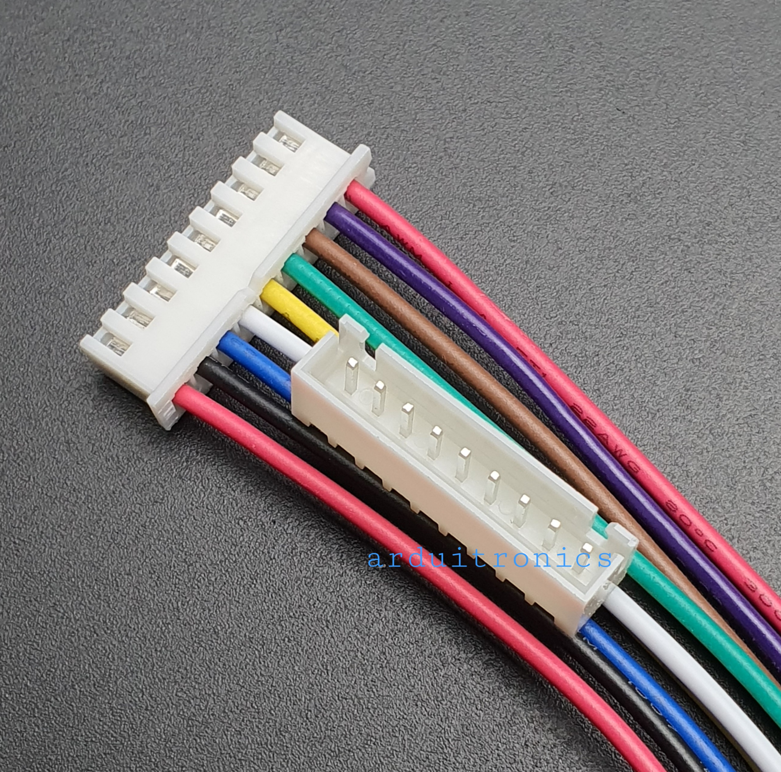 สาย XH2.54 Male Head 9P with Wire + Straight Pin Terminal