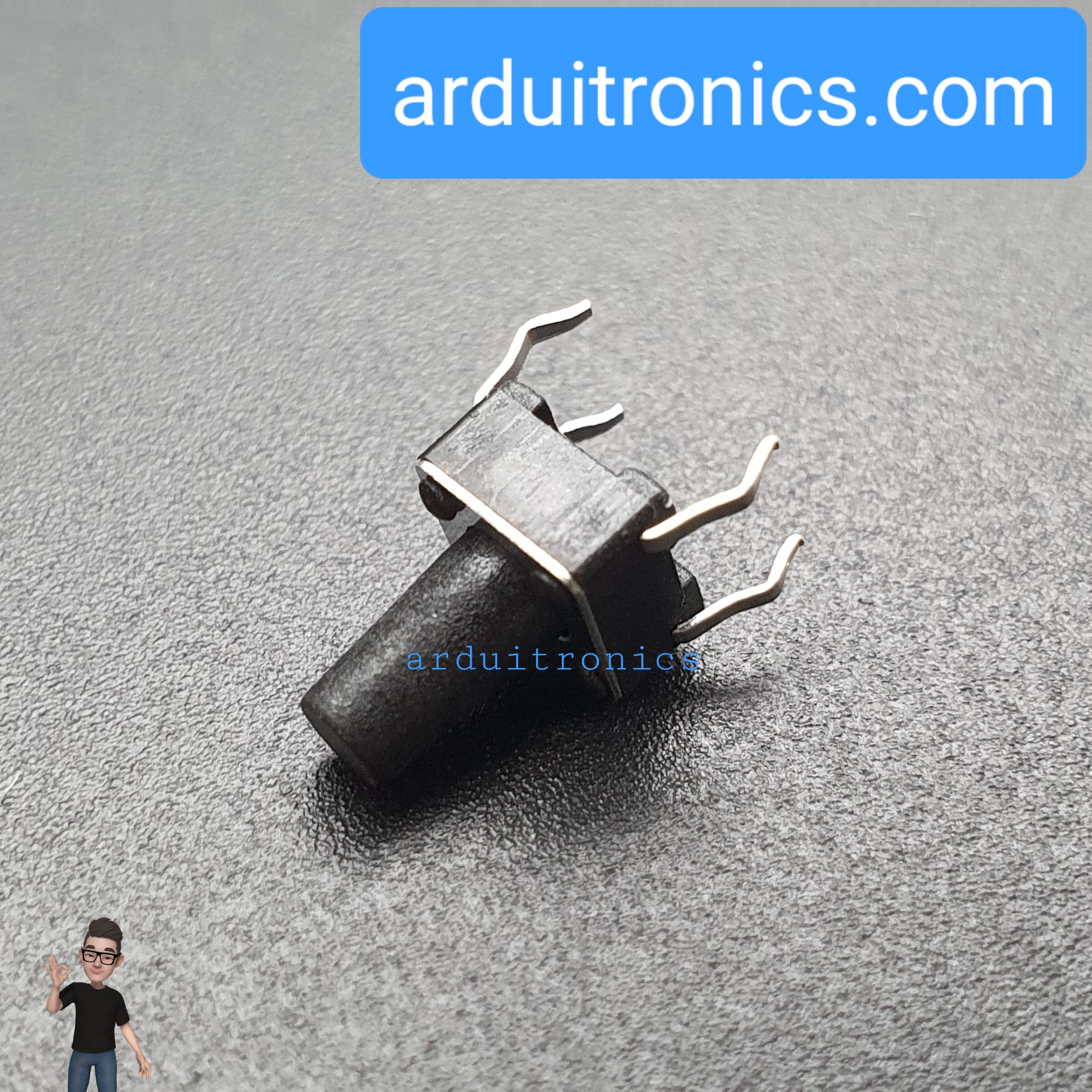 Tact Switch 6X6x9.5mm ไมโครสวิตช์ กดติดปล่อยดับ (หัวกลม)