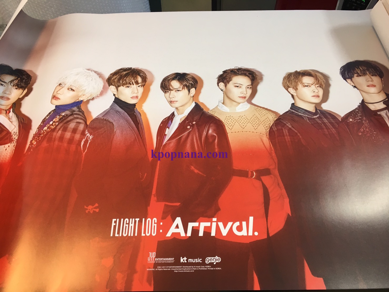 GOT7 - Album [FLIGHT LOG : ARRIVAL] โปสเตอร์ Never VER พร้อมส่ง