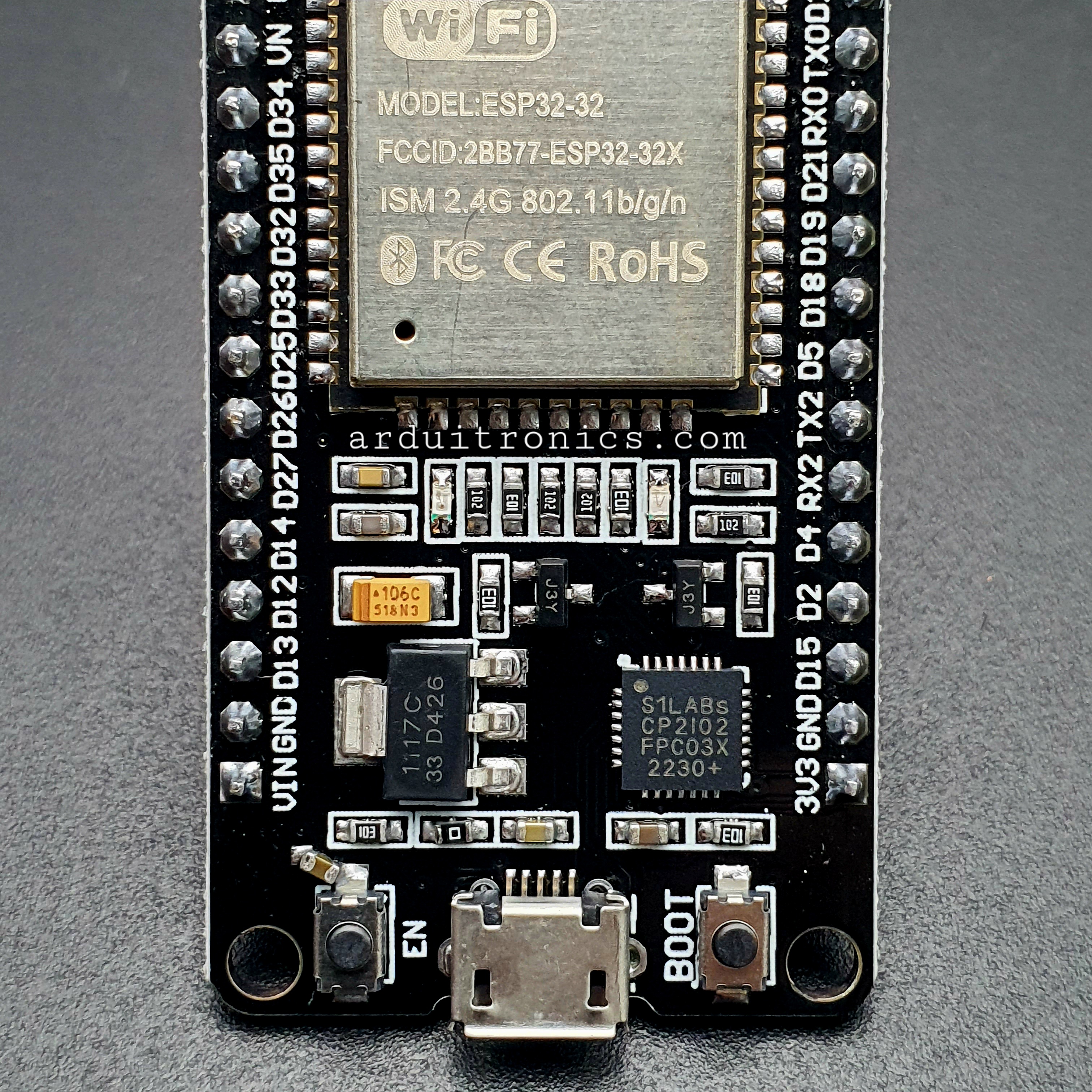 ESP32 (Auto upload) WiFi+Bluetooth ESP-32 ESP-32S ESP32 (CP2102) 30 pin