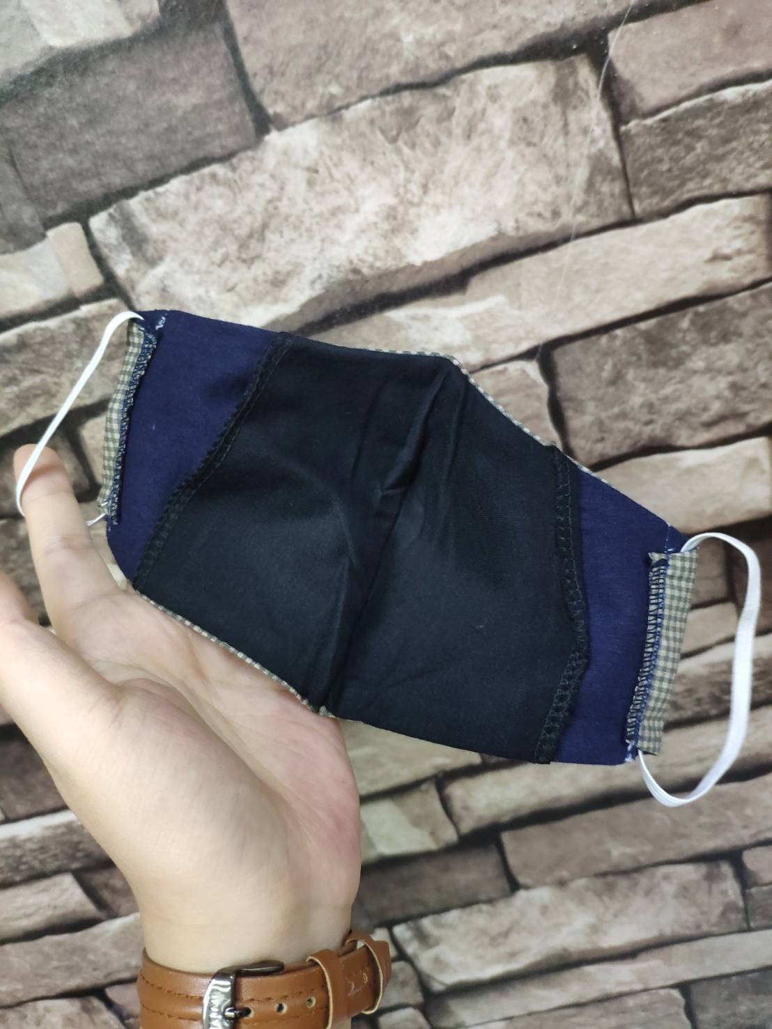 หน้ากากอนามัย แมสผ้าปิดปาก 3 ชั้น ใส่แผ่นกรองได้