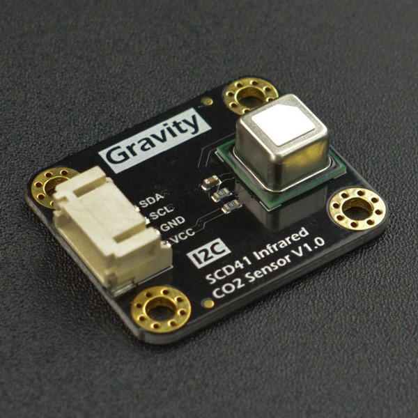 Gravity: I2C SCD41 Infrared CO2 Sensor (400 - 5000 ppm) - แท้จาก DFRobot