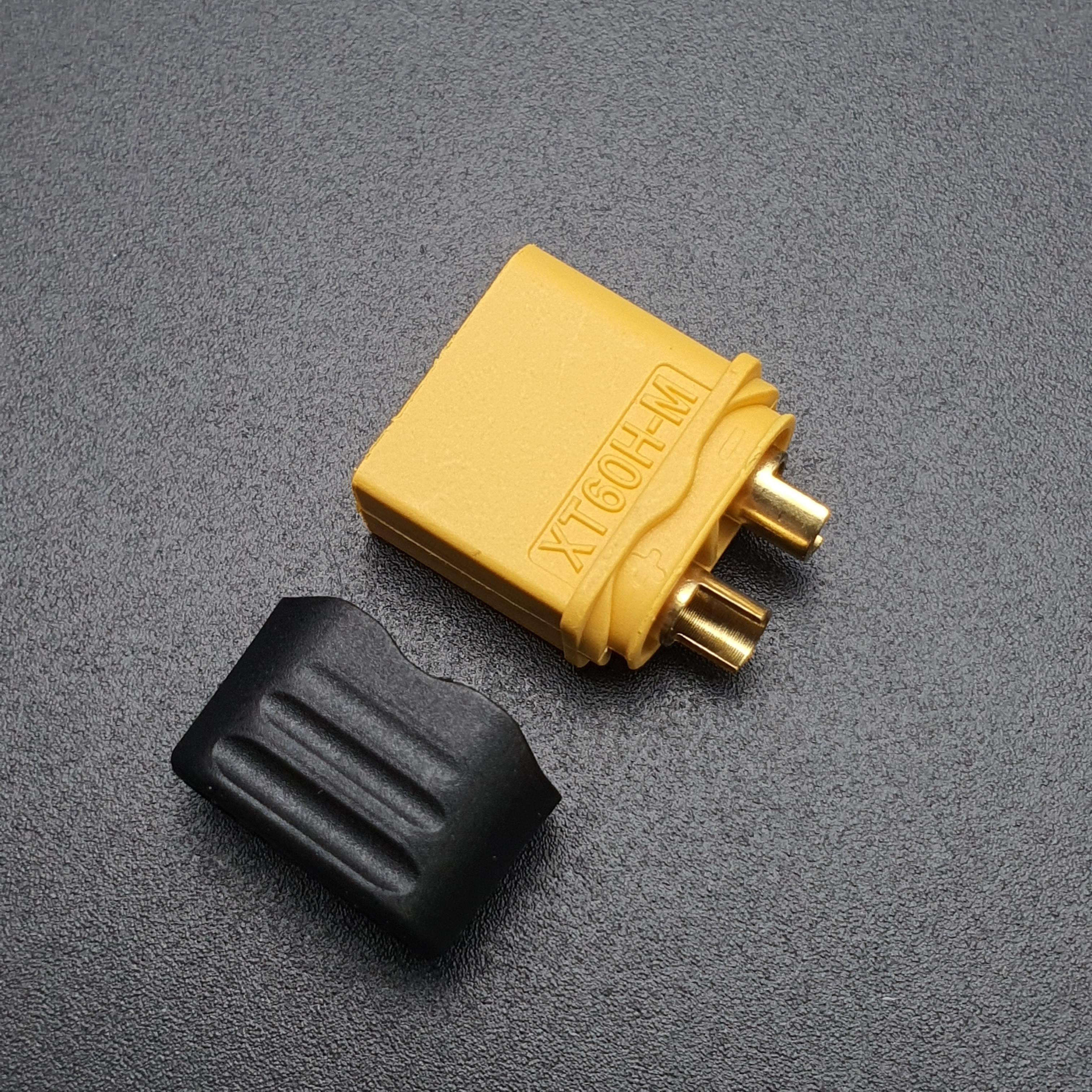 ขั้วต่อแบตเตอรี่ XT60H-M ปลั๊กเชื่อมต่อแบตเตอรี่ลิเธียม ตัวผู้ จำนวน 1 ชิ้น