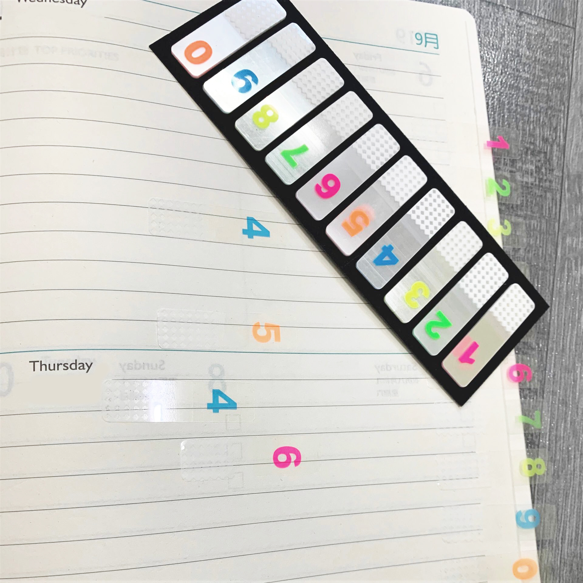 Ohmynote กระดาษโน๊ตมีกาว Index Sticker ไว้ทำสารบัญ/ดัชนี