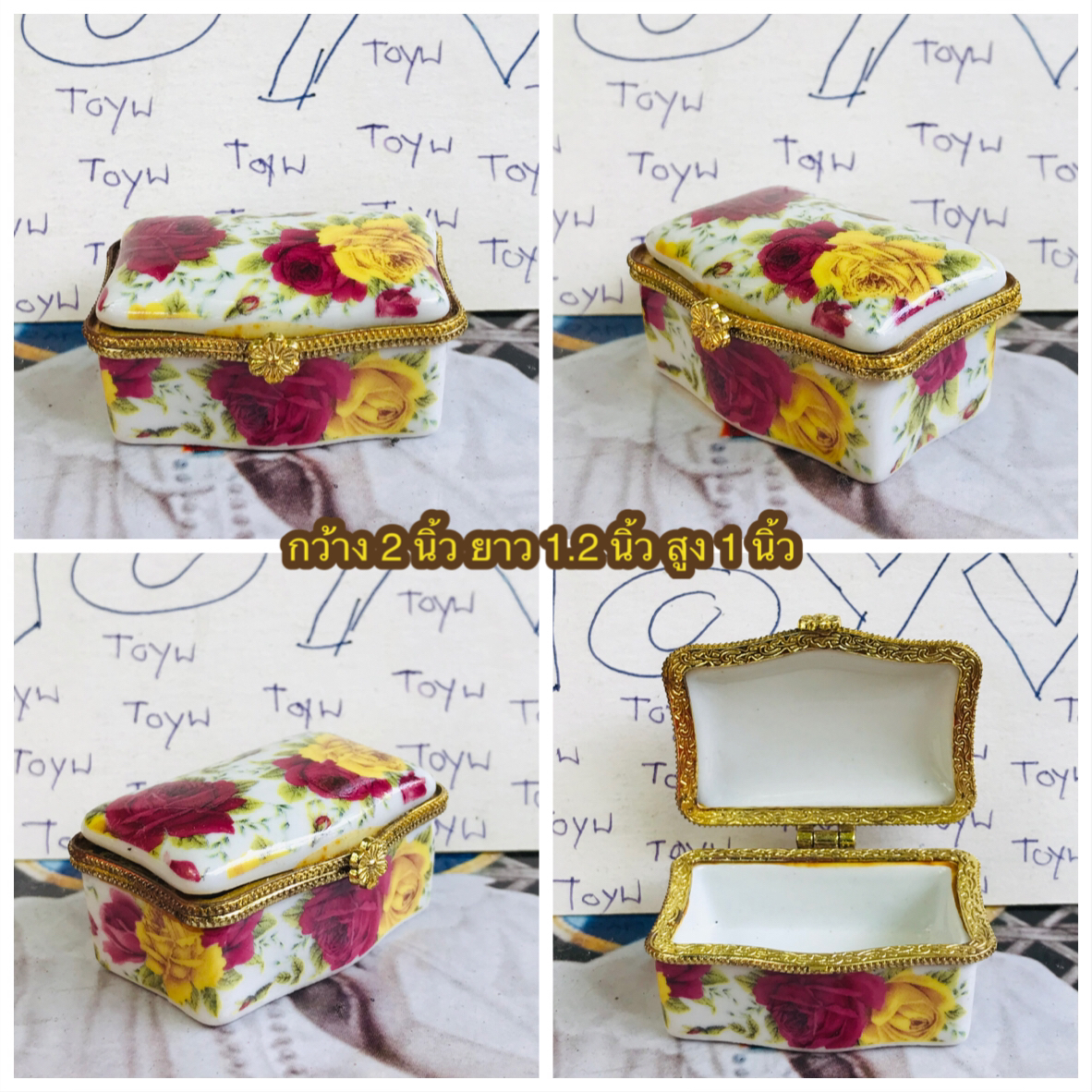 เริ่มต้น 120 บาท เก็บเก่า งานวินเทจตลับเซรามิค คละแบบคละลายคละขนาด ใส่ของใส่ยา ใ่ส่เครื่องประดับชิ้นเล็กๆ และของรักษ์อื่นๆ