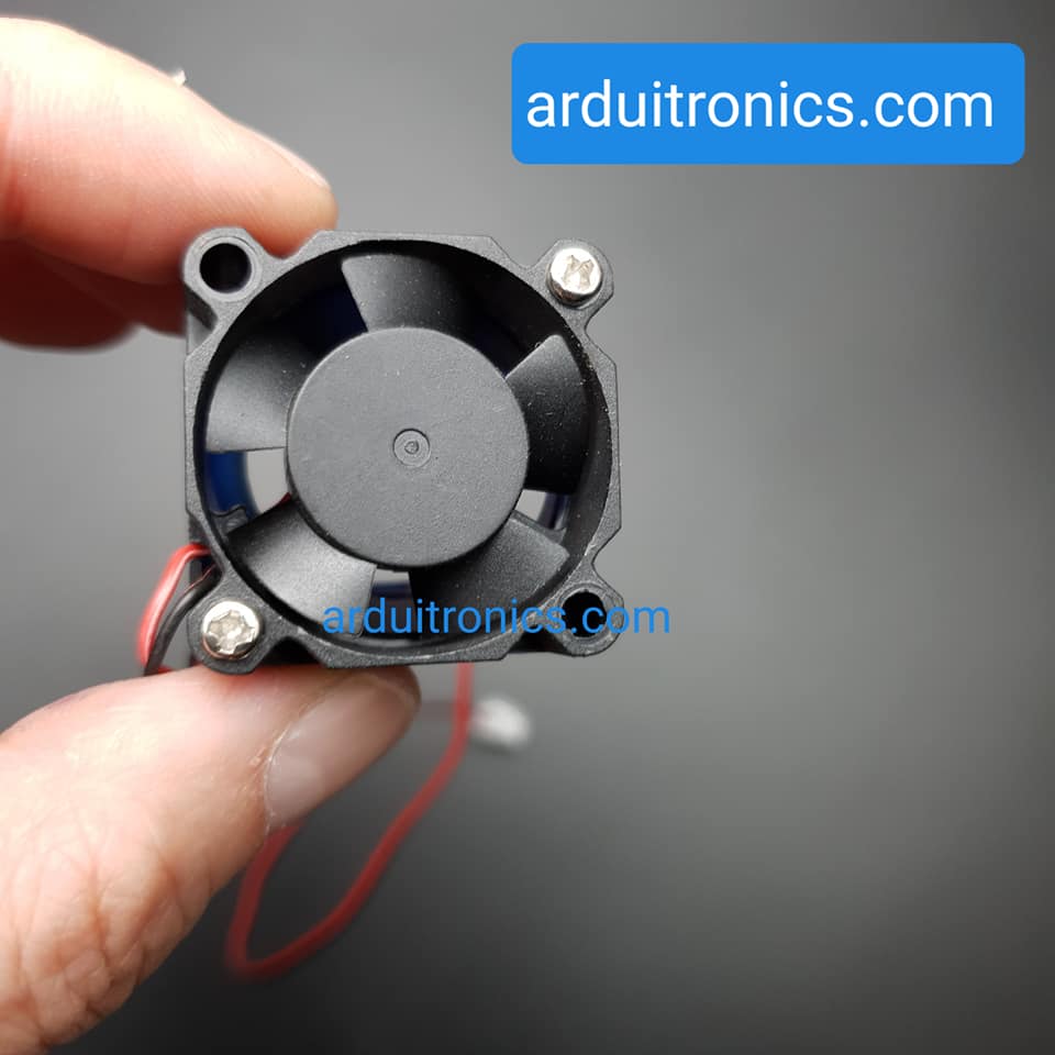 V6 Duct Fan Blue Plastic + Fan 12V for J-head 3D Printer