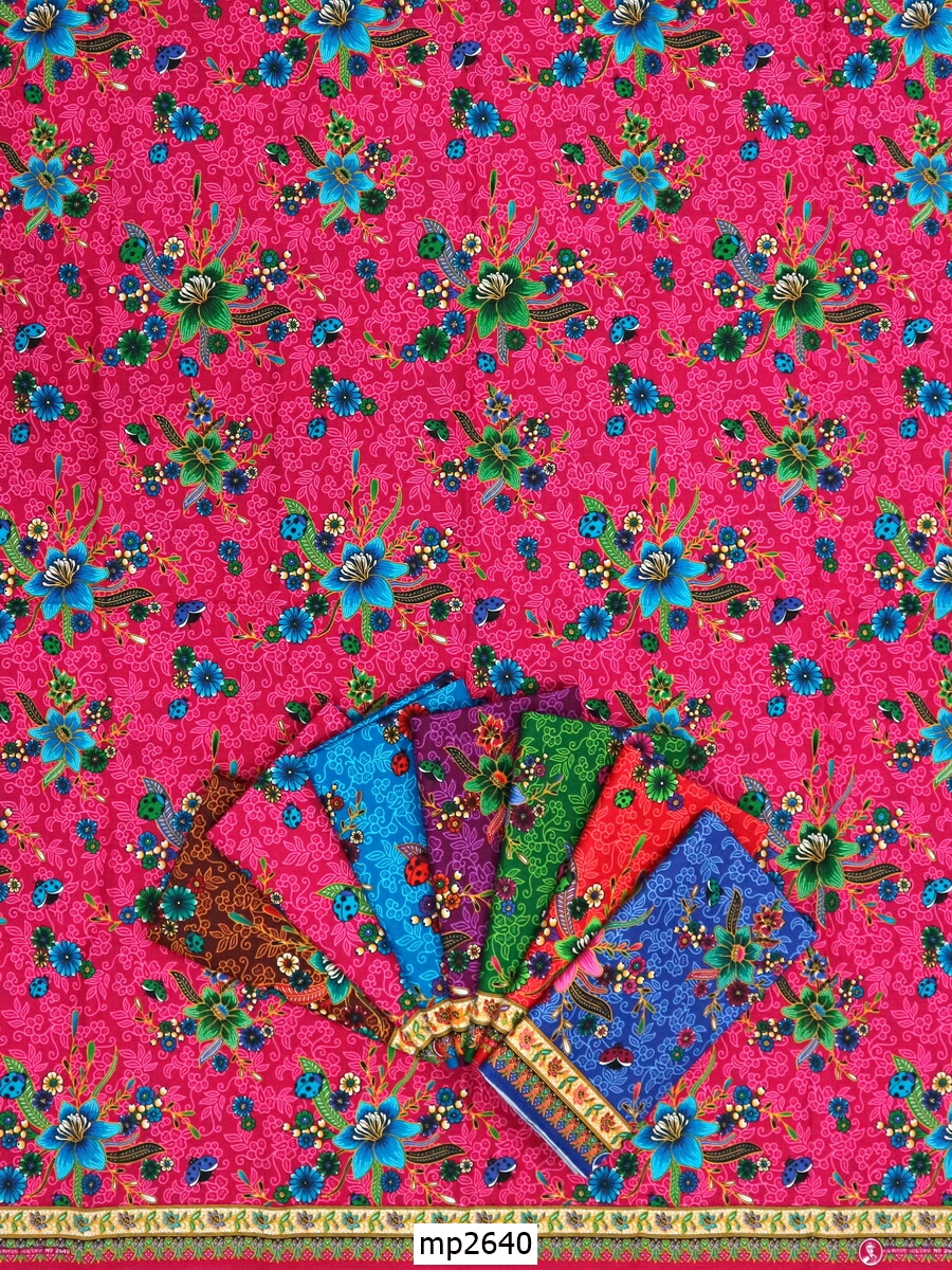 [D-MP2640] ผ้าถุงแม่พลอย 1.8เมตร เย็บพร้อมนุ่ง คอตต้อน 100%