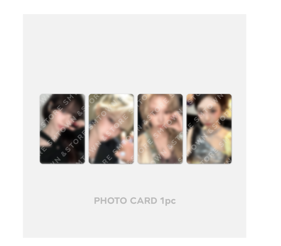 aespa -aespa WEEK –T-shirt set ระบุชื่อ photo card ที่ต้องการ