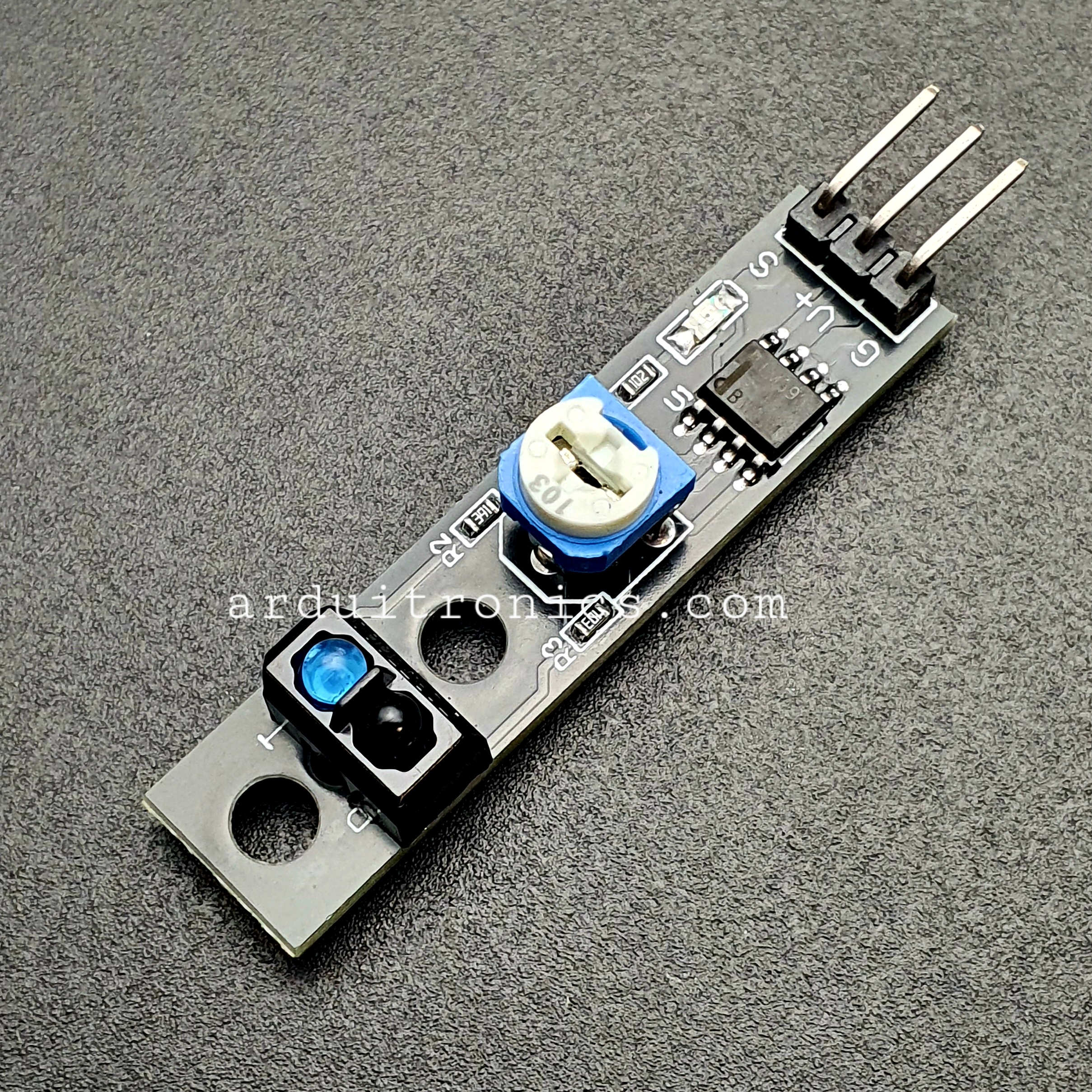 1-Track Tracing Module Line Tracing Track Intelligent Car Sensor Robot Competition Accessories Black and White Line