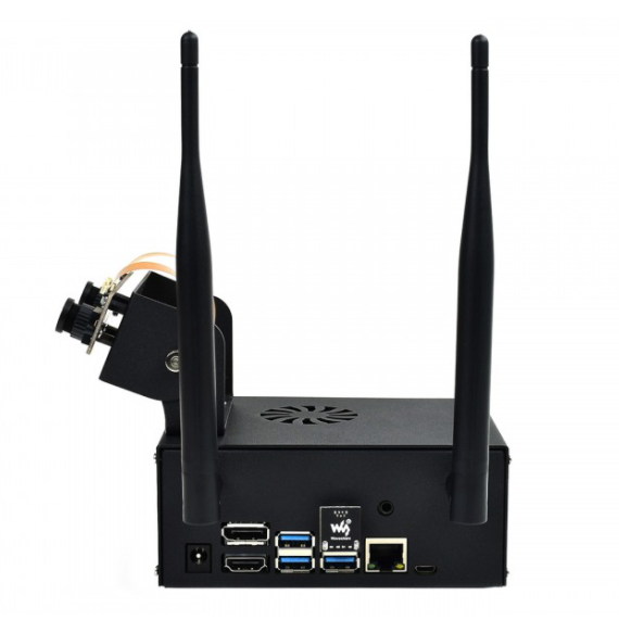 Jetson Nano Metal Case (C), Camera Holder, Internal Fan Design (ของแท้จาก Waveshare)