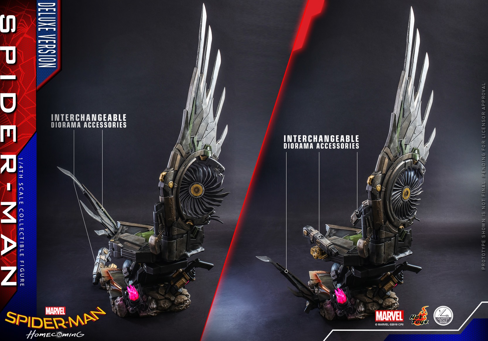 "Pre-Order" Hot Toys Spider-Man: Homecoming - 1/4th scale Spider-Man Collectible Figure (Deluxe Version)