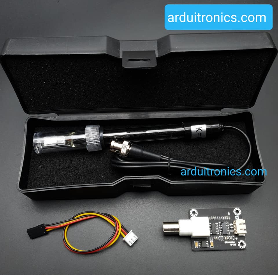 EC (Electrical Conductivity) Sensor เซ็นเซอร์วัดค่าการนำไฟฟ้าของน้ำใช้กับ Arduino (K=0.99)