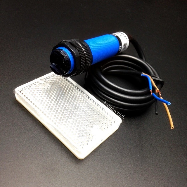 Infrared Distance Sensor (E3F-R2N1) + Reflector Plate
