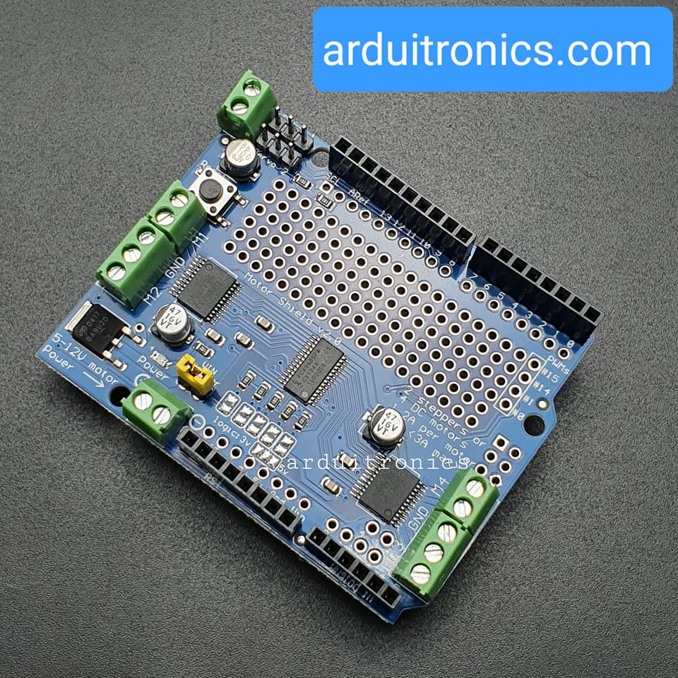 Stepper / Servo / Motor Driver Shield I2C Interface