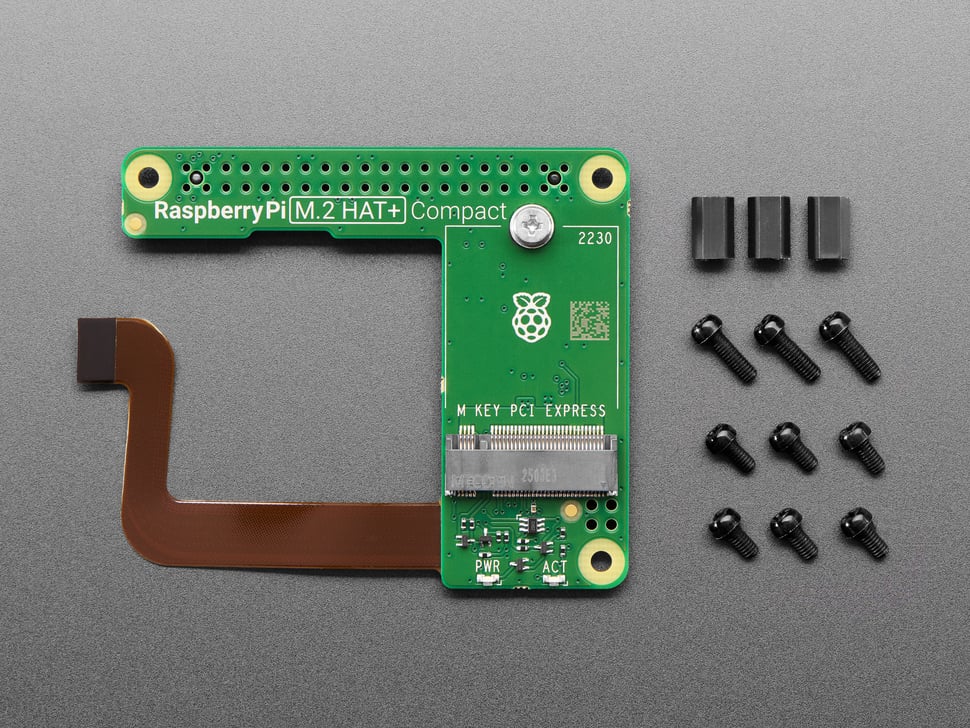 Raspberry Pi M.2 HAT+ Compact (แท้ สำหรับ Official RPi 5)