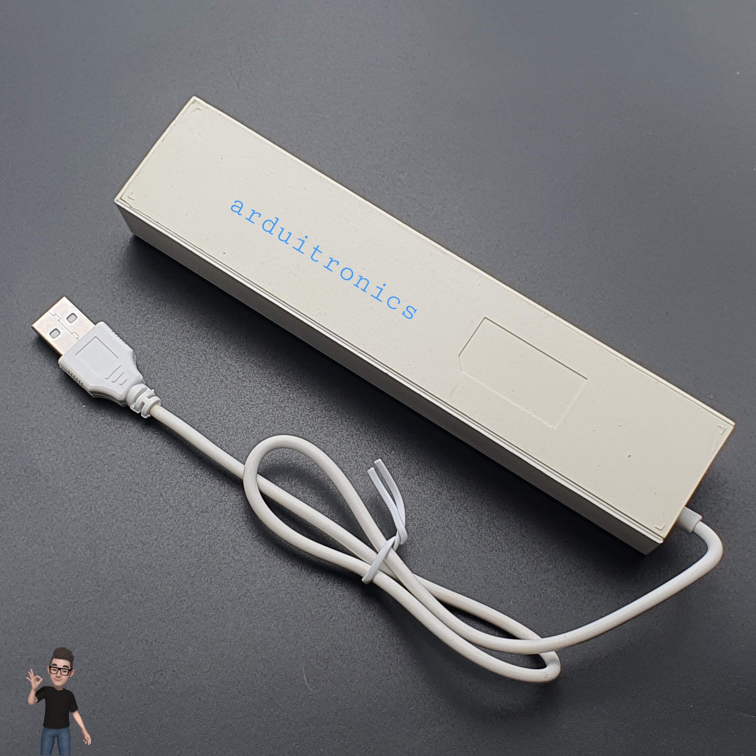 7 Ports USB Hub High-speed USB2.0 Individual LED Power Switches ( White )