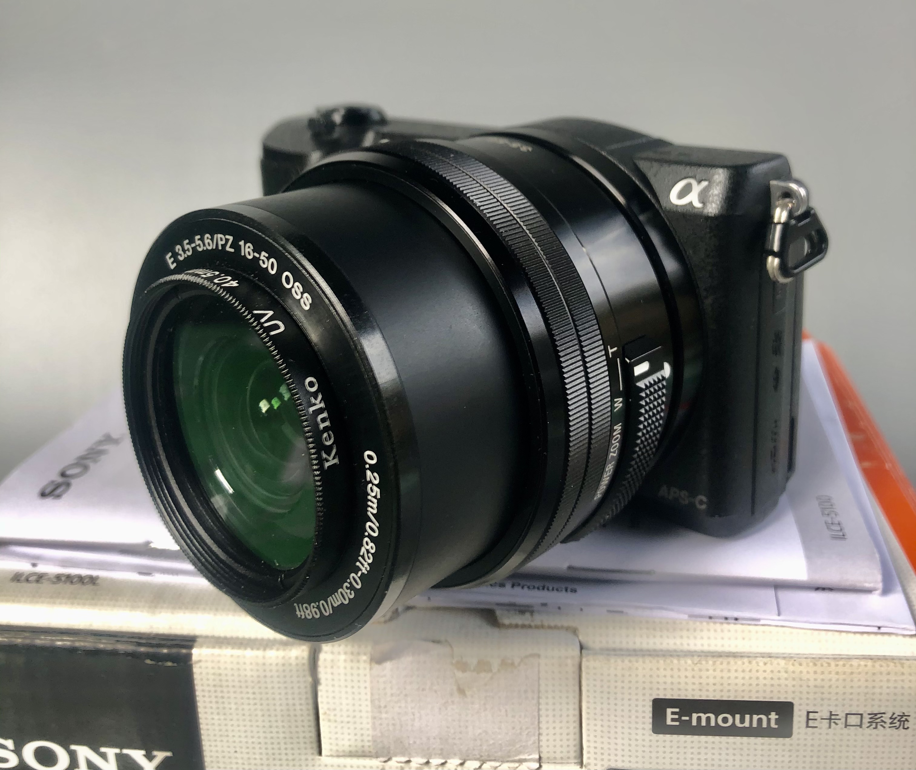 ขายกล้องSony a5100 เลนส์คิด 16-50 f3.5 5.6 OSS ชัดเตอร์ 5481